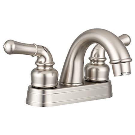 Dura Faucet CLASSICAL ARC SPOUT RV LAVATORY FAUCET - BRUSHED SATIN NICKEL DF-PL620C-SN